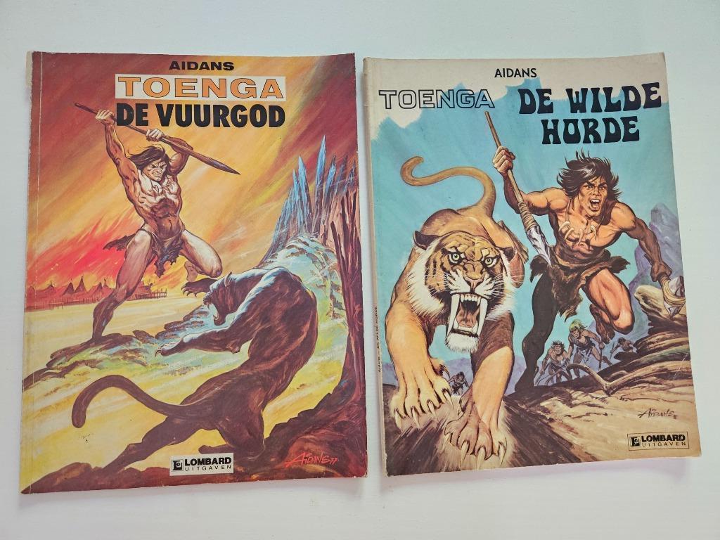 Toenga, Meerdere stripboeken, Ophalen, Gelezen, Aidans