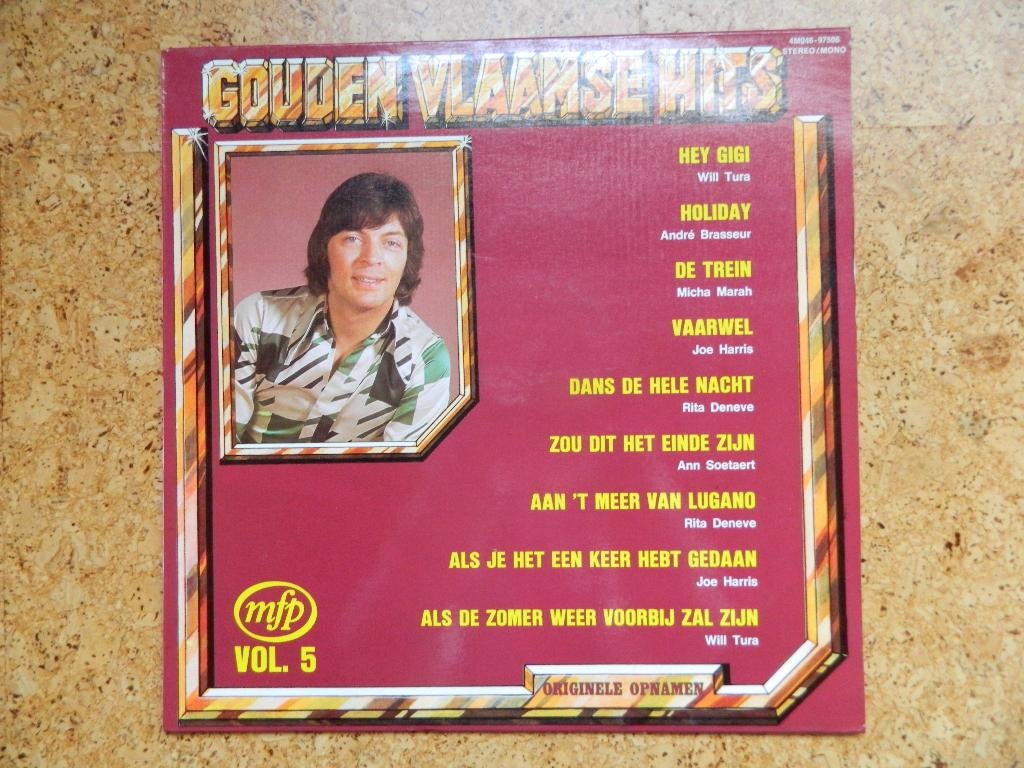 vinyl LP gouden vlaamse hits 5 - 1976, CD & DVD, Vinyles | Néerlandophone, Comme neuf, Pop, Enlèvement