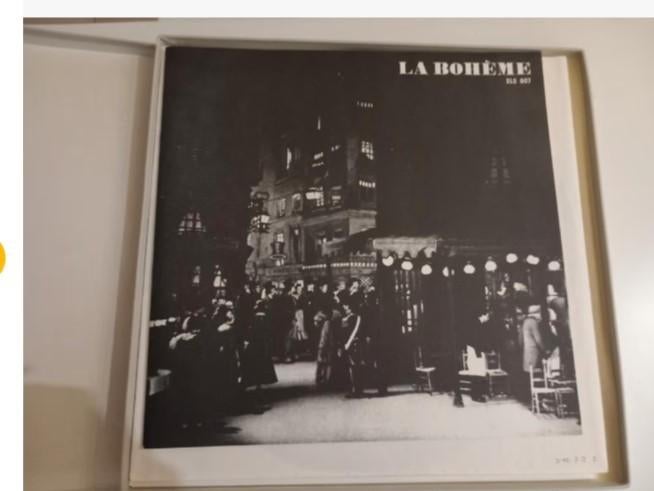 Coffret vinyle 2LP La Bohème Giacomo Puccini Opera Classical, Enlèvement ou Envoi, Opéra ou Opérette
