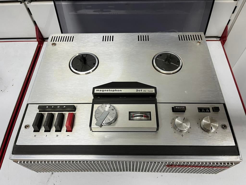 Magnétophone à bandes Telefunken Magnetophon 201 de luxe, Enlèvement, Magnétophone