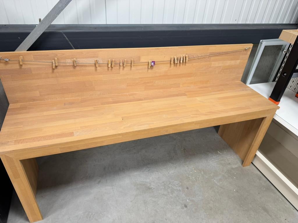 Kindertafel - lessenaar , massief hout, Ophalen, Gebruikt, Tafel(s)