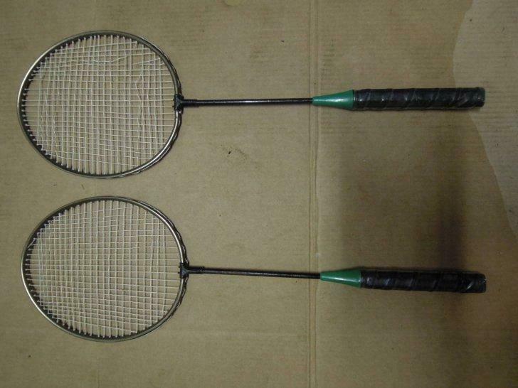 raquettes de badminton raquettes de badminton ensemble de ba, Enlèvement ou Envoi, Utilisé, Raquette(s)