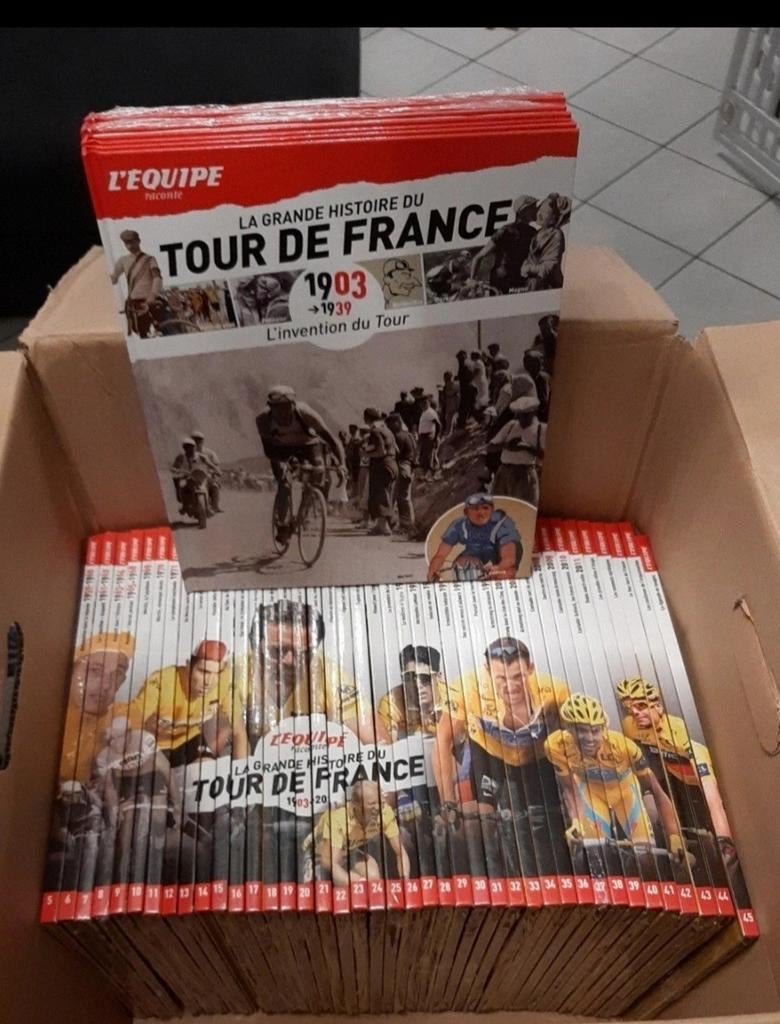 45 livres sur la grande histoire du Tour de France., Enlèvement, Neuf