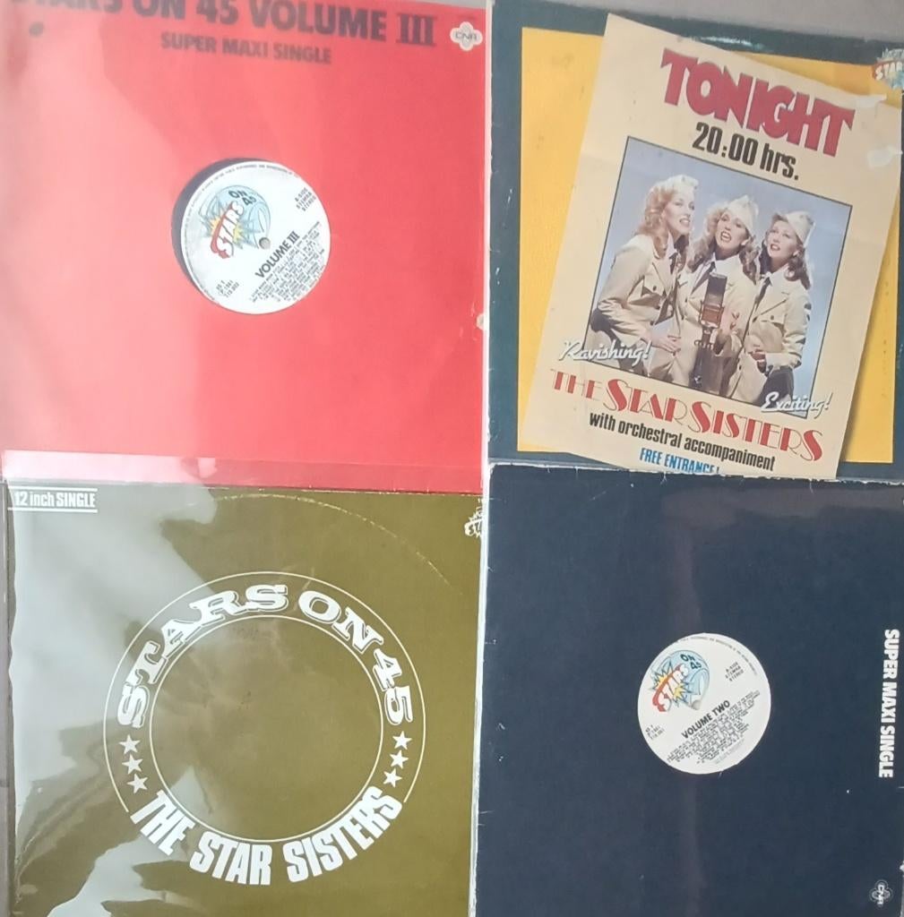 STARS ON 45 // 3 x maxi - single + 1 album // vinyl, Enlèvement ou Envoi