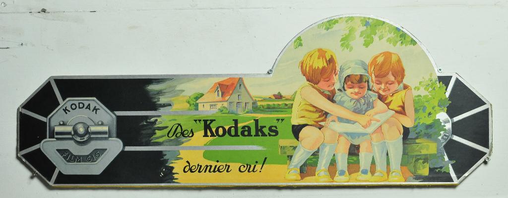 plaque Carton PLV  KODAKS 1930  KODAK, Enlèvement ou Envoi