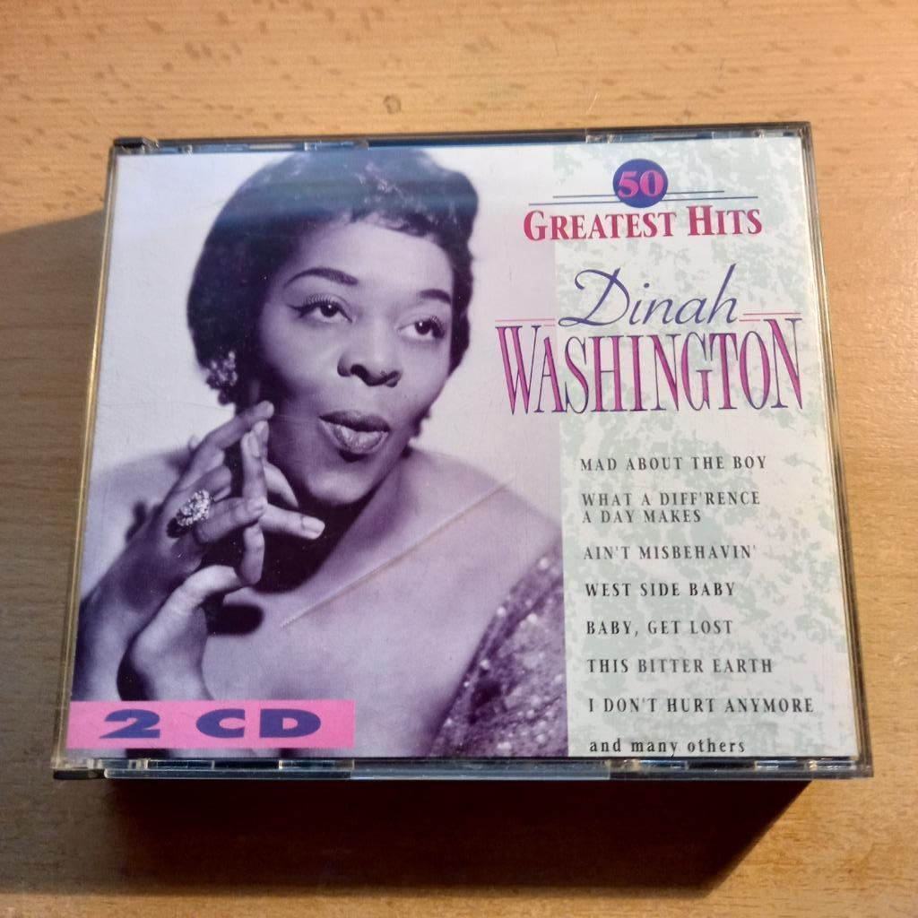 Dinah Washington -  50 Greatest Hits 2 x Cd, Ophalen of Verzenden, Zo goed als nieuw, Blues, Boxset