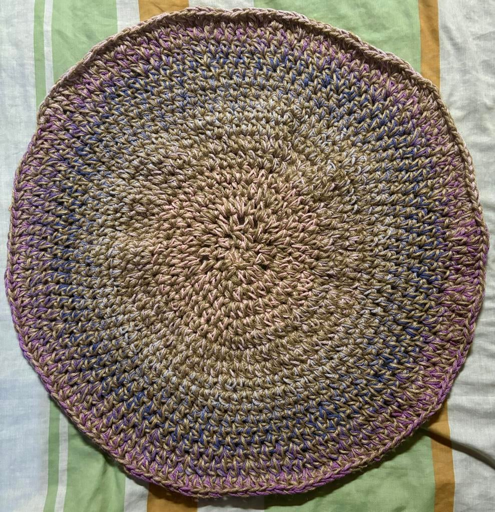 Tapis décoratif en jute, Maison & Meubles, Ameublement | Tapis & Moquettes, Neuf, Rond, Enlèvement