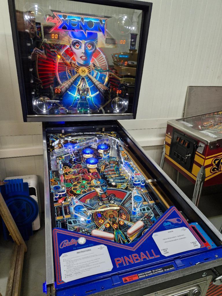 Flipper Bally Xenon, Bally, Flipper (jeu), Enlèvement, Utilisé