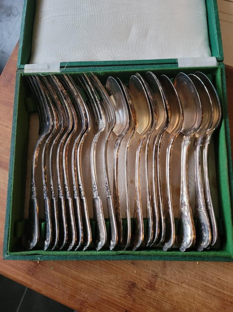 Verzilverd bestek, Enlèvement, Utilisé, Argent, Ensemble de couverts