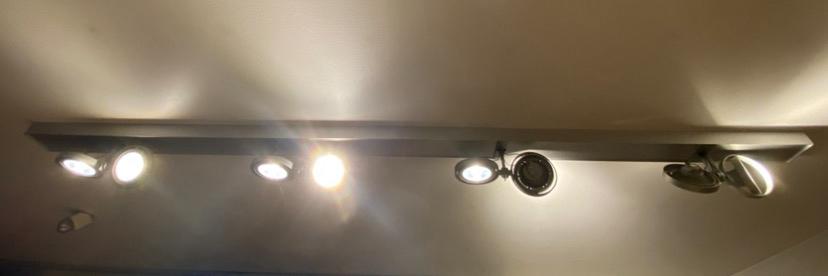 8 spots. Aangename lichtkleur, Huis en Inrichting, Lampen | Spots, Ophalen, Zo goed als nieuw, Overige materialen