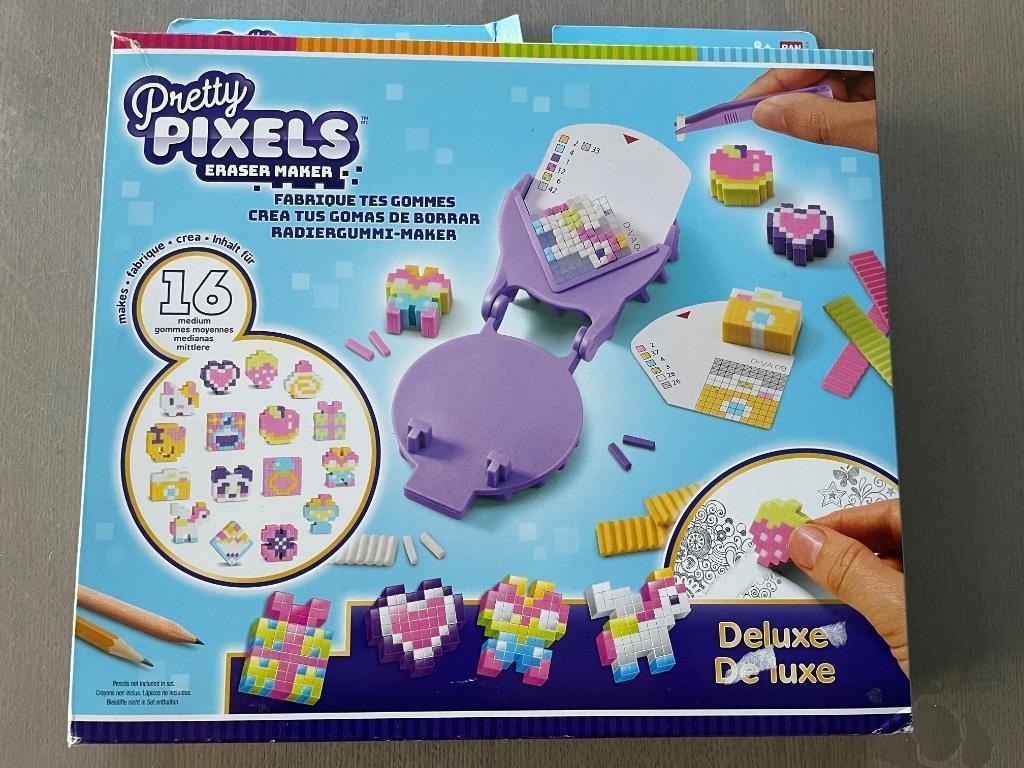 Zelfmaak gom -  Pretty Pixels eraser maker, Enlèvement ou Envoi, Comme neuf