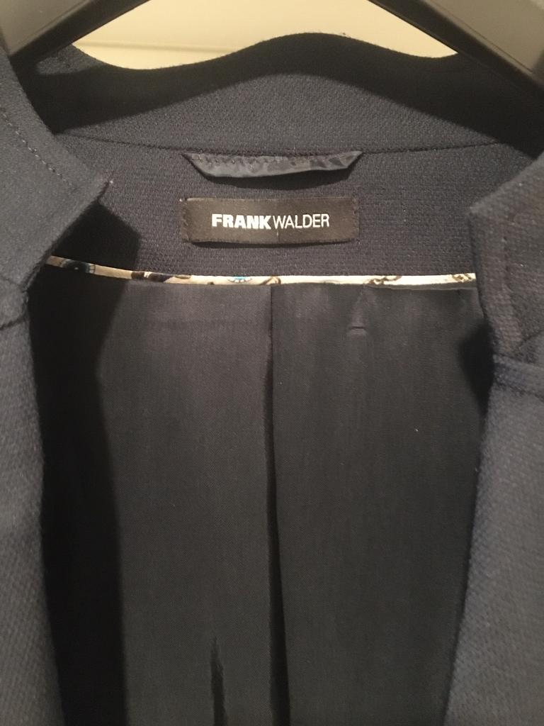 Gilet classique bleu foncé., Frank walder, Taille 46/48 (XL) ou plus grande, Comme neuf, Enlèvement