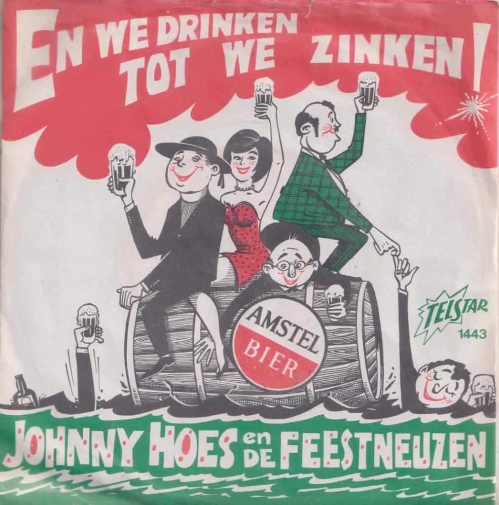 Johnny Hoes en de Feestneuzen – En we drinken tot we zinken, Enlèvement ou Envoi, Utilisé, En néerlandais