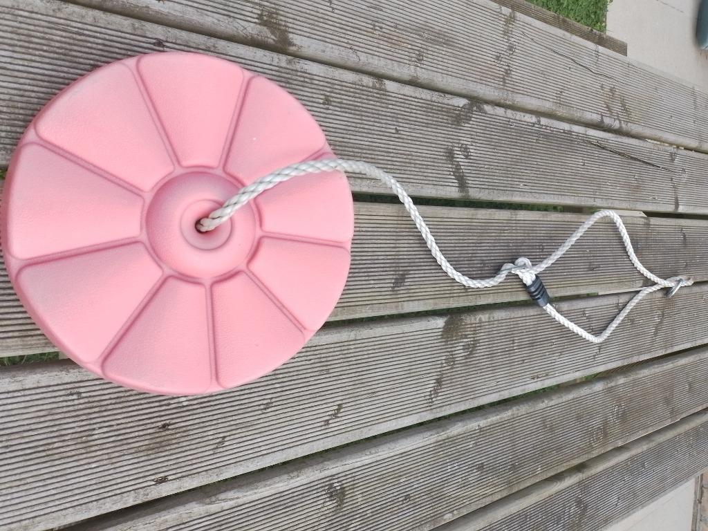 Ronde, plastieken schommel 28 cm diameter, Kinderen en Baby's, Ophalen, Gebruikt, Schommel