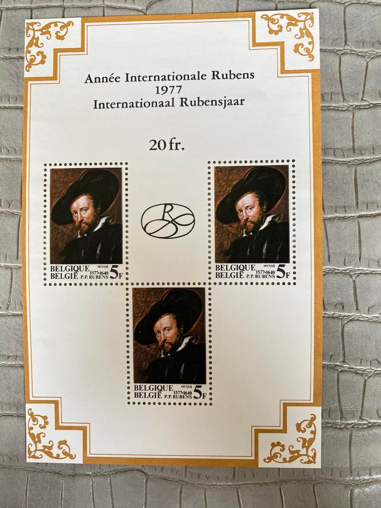Postzegels Rubens 1977, Postzegels en Munten, Ophalen, Orginele gom, Kunst, Zonder stempel
