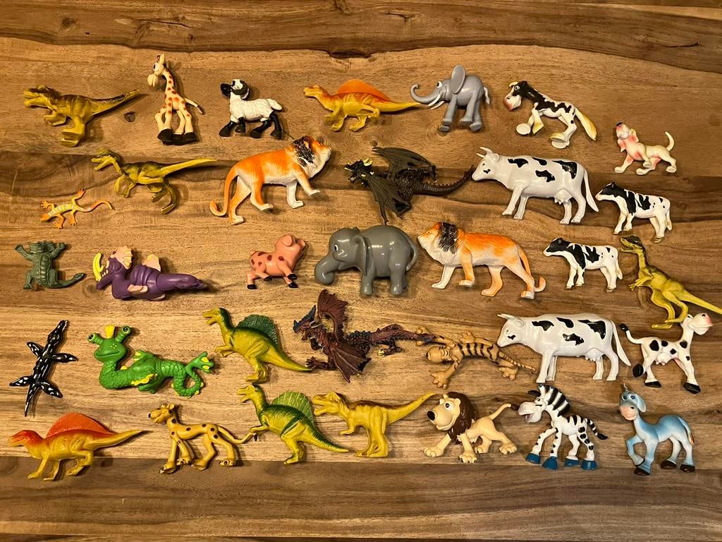 Set van dieren, draken en dino’s, Enlèvement, Utilisé