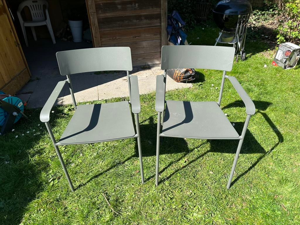 Chaise de jardin métallique, Enlèvement, Comme neuf
