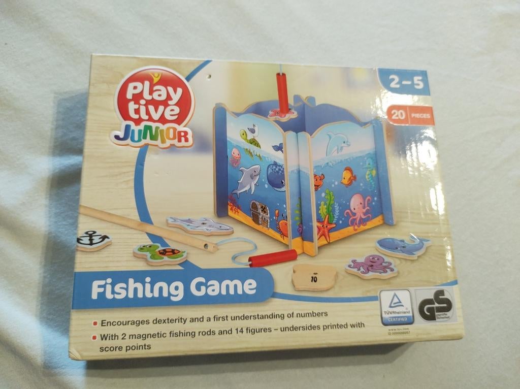 Houten visspel, play tive jr, nieuw, Ophalen of Verzenden, Nieuw, Overige typen