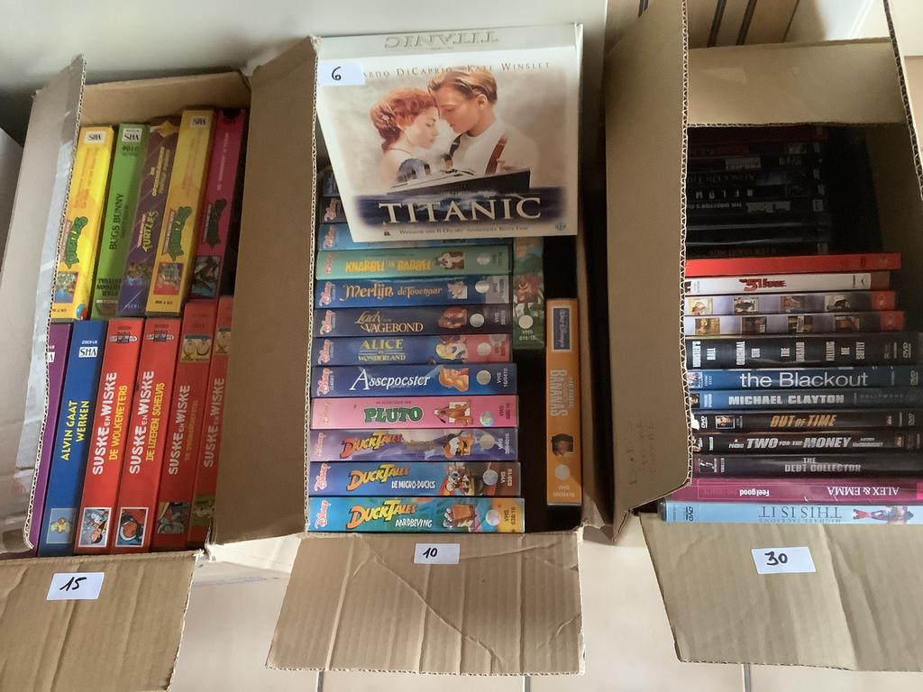 Dvd en Vhs, Ophalen, Zo goed als nieuw