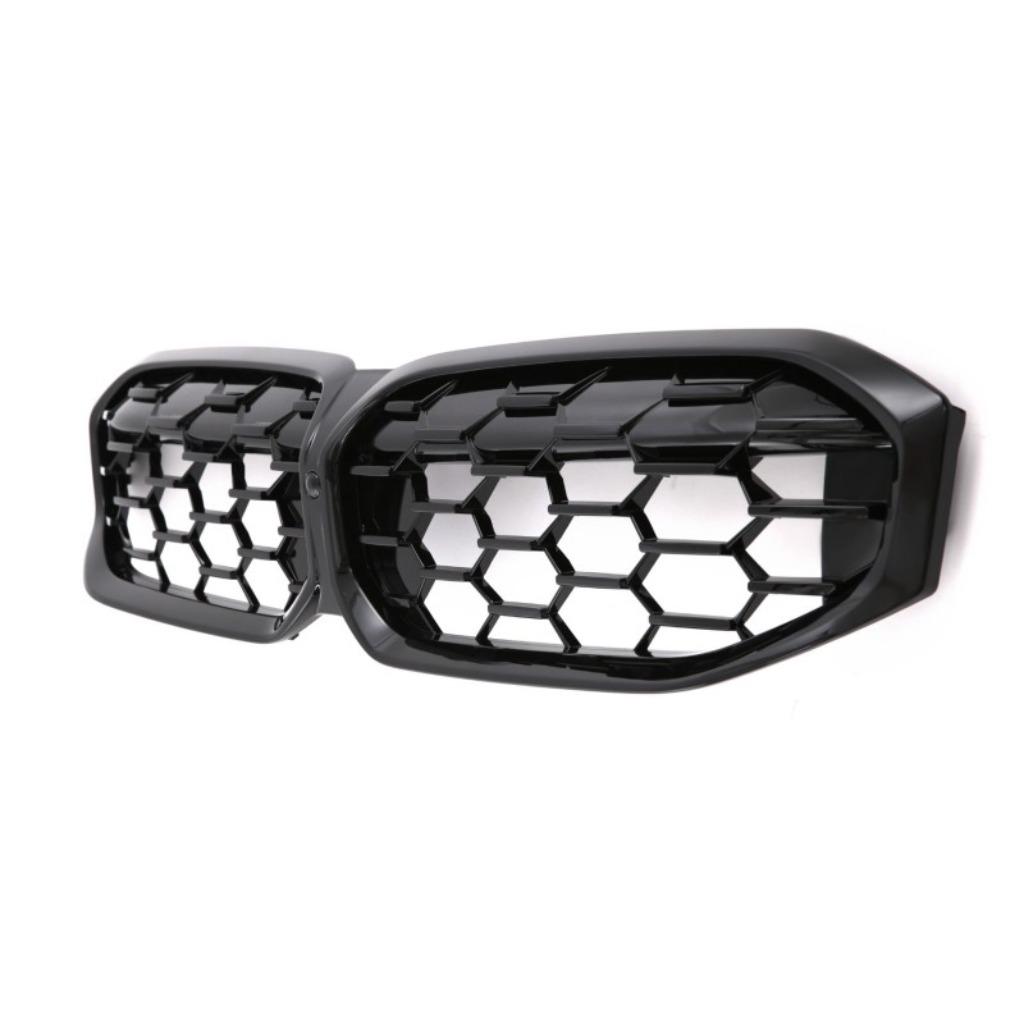CALANDRE LOOK DIAMANT NOIR BRILLANT BMW SERIE 3 G20 G21 LCI, Ophalen of Verzenden