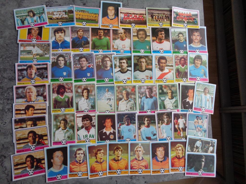 MONTY GUM VOETBAL PLAATJES KAARTEN  WORLD CUP 78 ARGENTINA A, Ophalen of Verzenden, Gebruikt