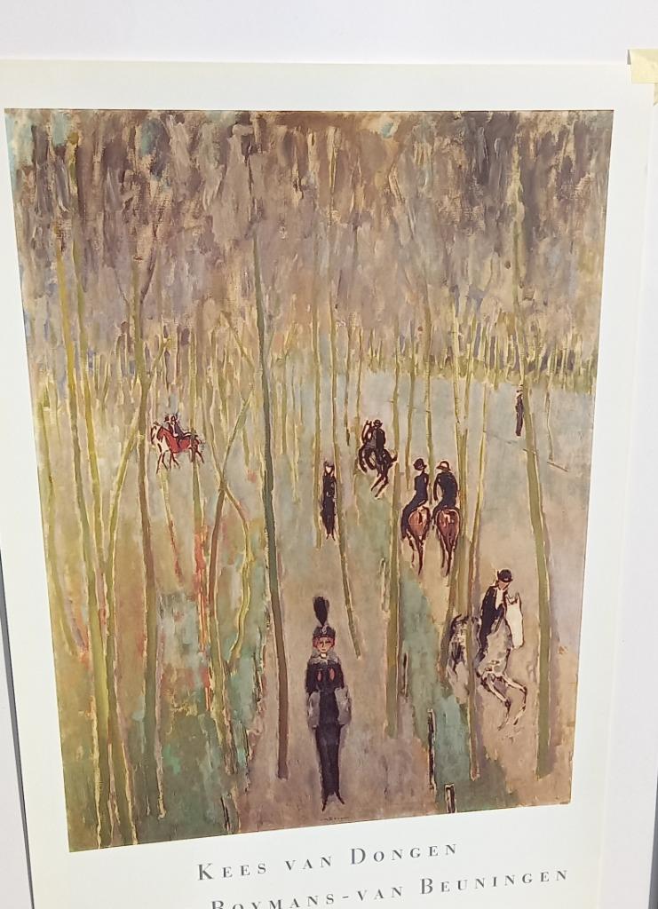 Affiche Van Dongen "Le chemin de la vertu", Ophalen of Verzenden