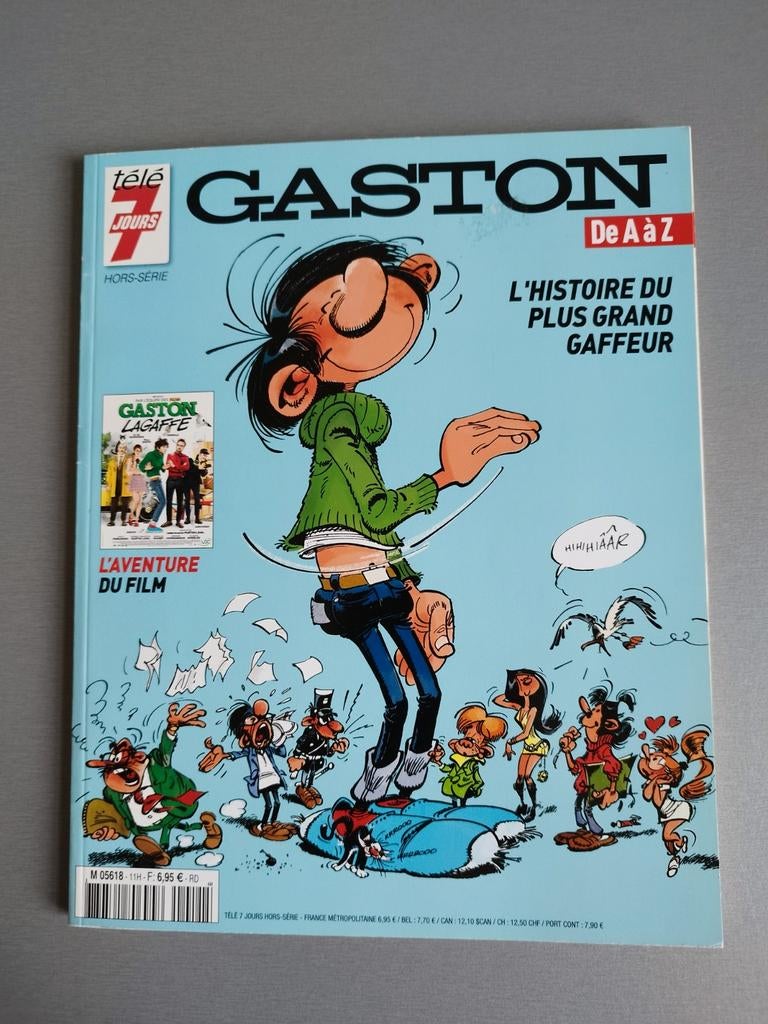 Gaston de A à Z Télé 7 jours, Une BD, Enlèvement ou Envoi, Comme neuf