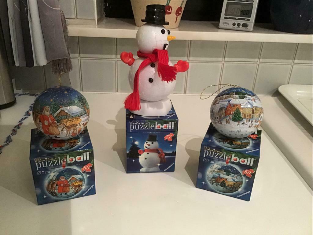 Puzzle ball kerst, Ophalen of Verzenden, Zo goed als nieuw