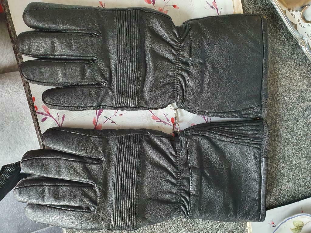 Lederen heren handschoenen voor de motor, Ophalen of Verzenden