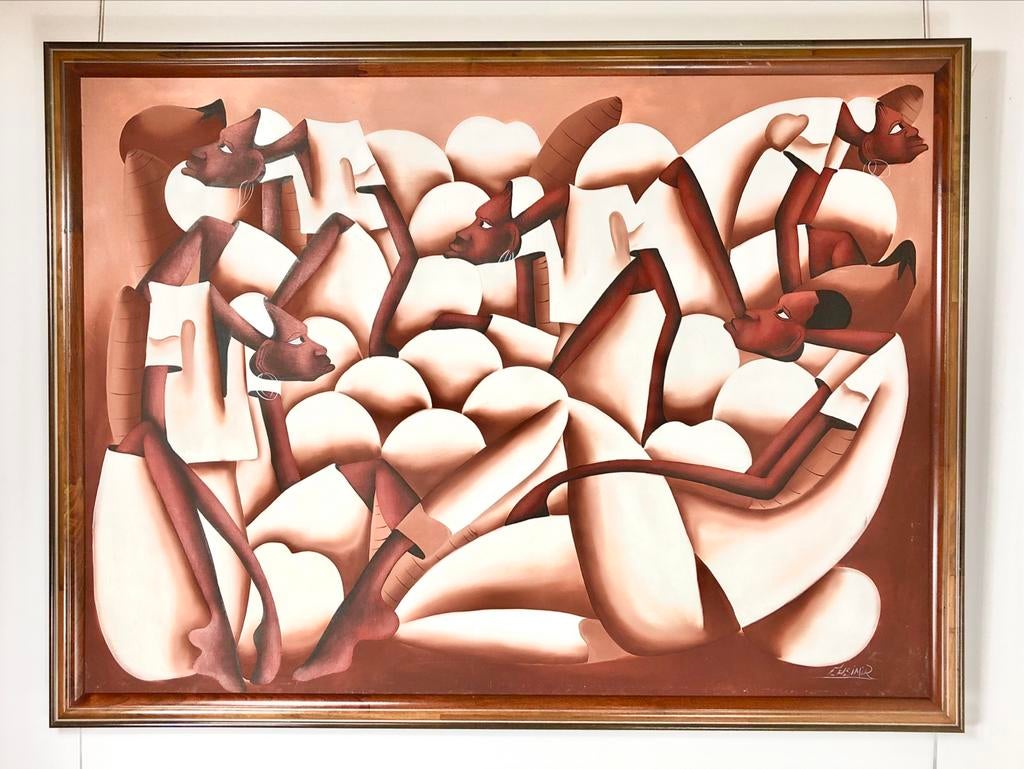Schilderij Laurent Casimir (1928-1990), Antiek en Kunst, Kunst | Schilderijen | Modern, Ophalen of Verzenden