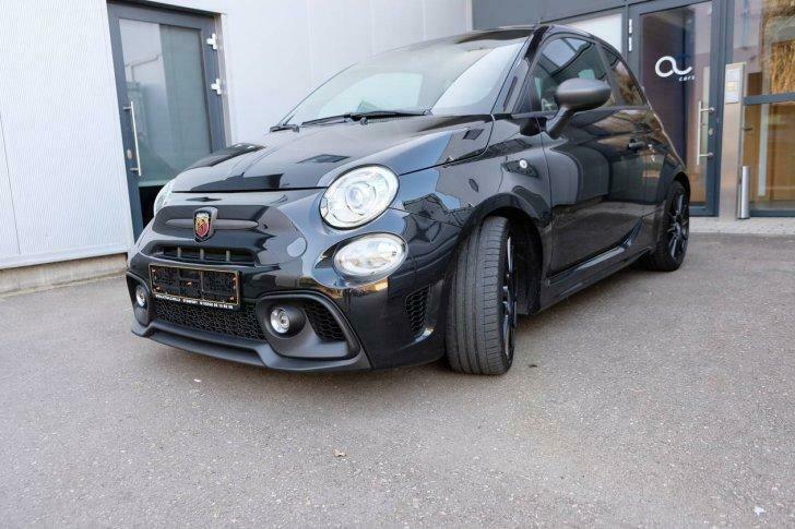 Abarth 595 Competizione 1.4 Turbo 16V T-Jet 180, Auto's, Lederen bekleding, 180 pk, Zwart, Particulier