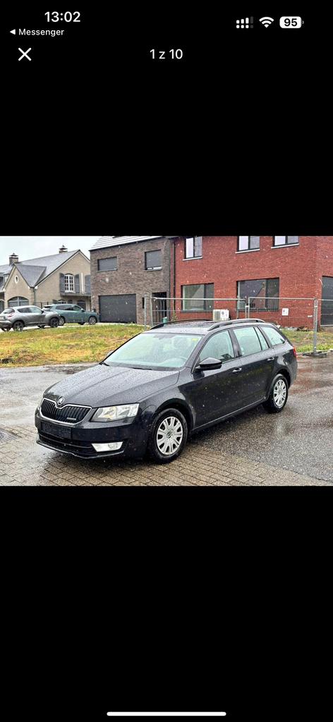 Skoda Octavia 3 1.6 TDi 81kw 2015, Auto's, Euro 5, Zwart, 4 cilinders, Electronic Stability Program (ESP)