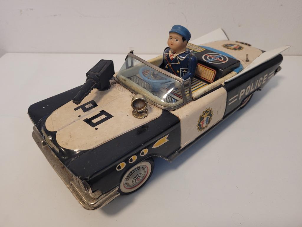 oud metalen speelgoed Buick Police Ichiko, Ophalen of Verzenden