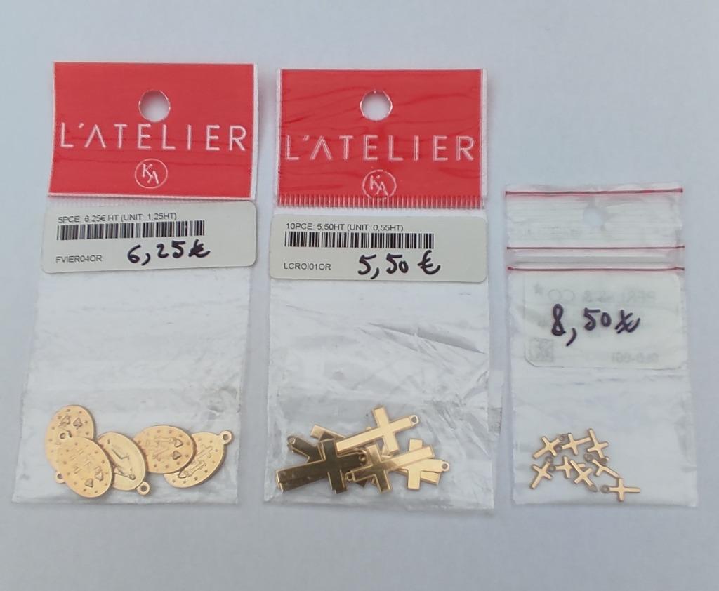 pendentifs pour fabrication bijoux, Bijoux, Sacs & Beauté, Enlèvement ou Envoi, Neuf, Or, Autres matériaux