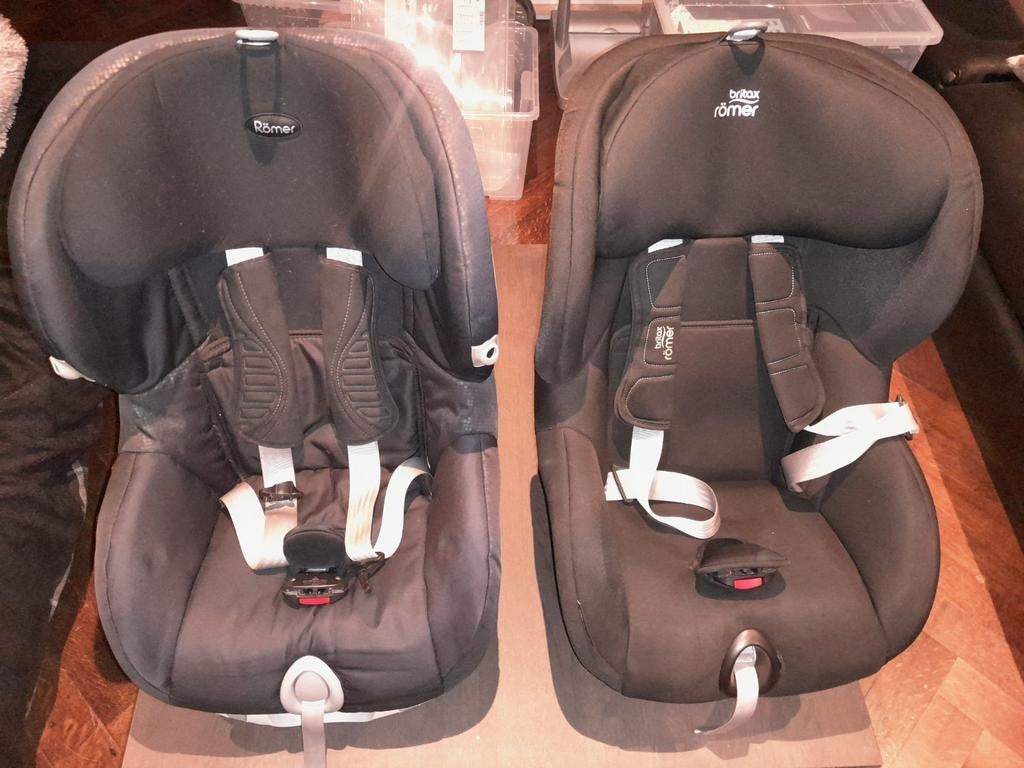 Britax Römer autostoeltjes 2x, Romer, Verstelbare rugleuning, 0 t/m 18 kg, Zo goed als nieuw