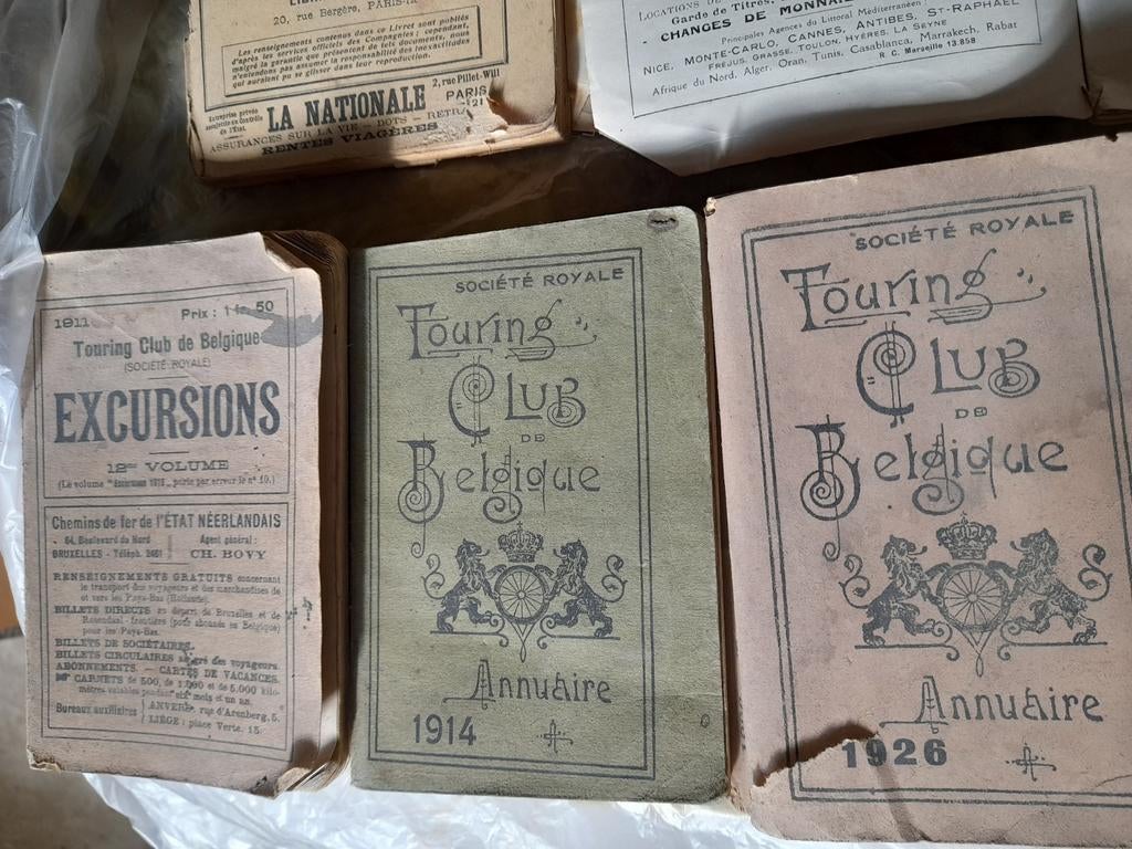 Touring club , Excursions, Collections, Enlèvement ou Envoi, Avant 1920