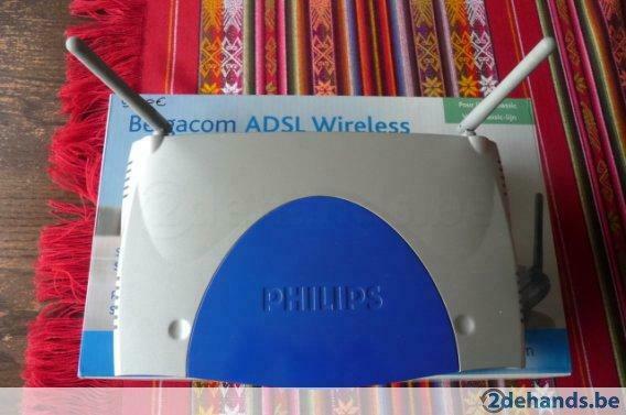Modem Belgacom ADSL Wireless Philips basisstation, Utilisé