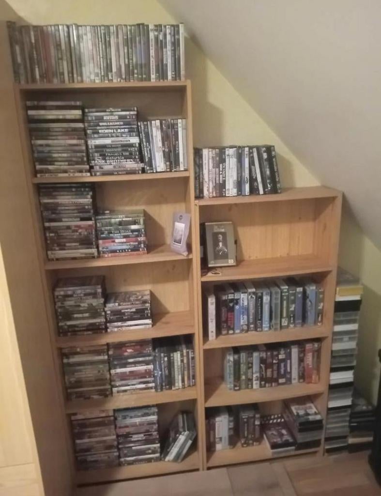 Lot vhs cassettes voor doorverkoop, Cd's en Dvd's, Ophalen