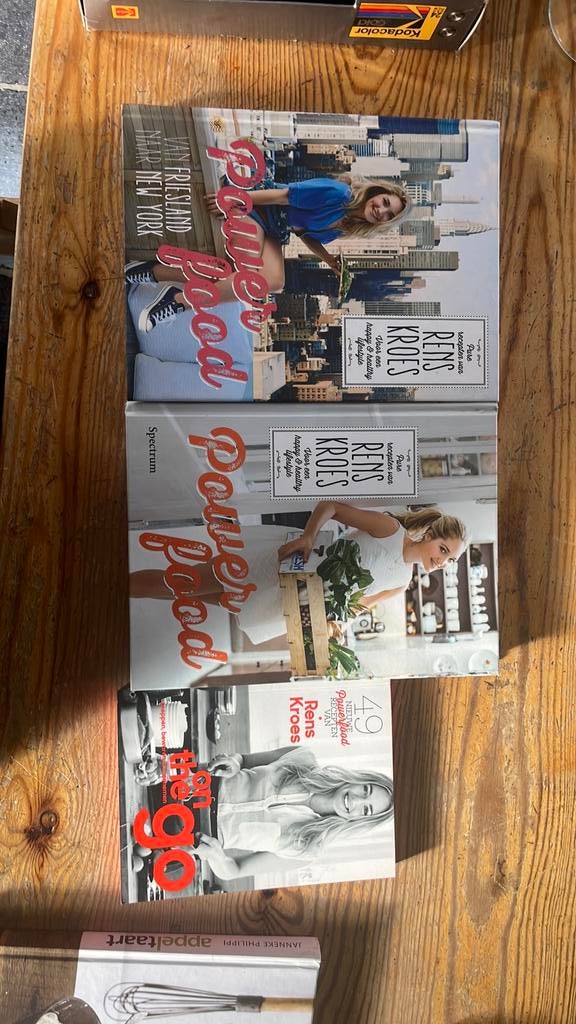 3 kookboeken van Reins Kroes, Boeken, Ophalen of Verzenden, Zo goed als nieuw