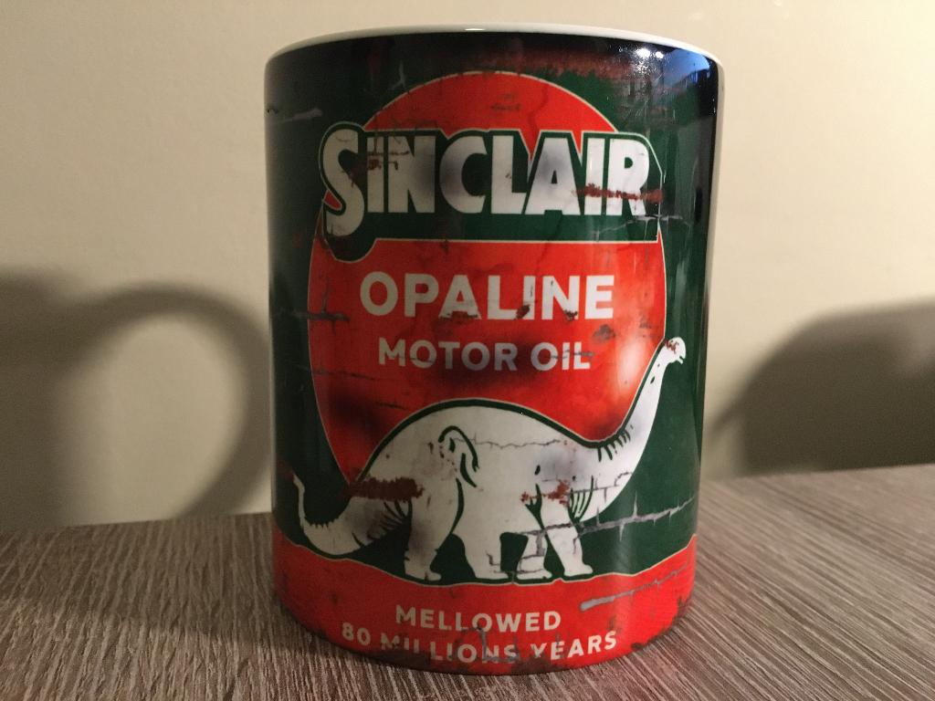 Sinclair Motor Oil mok Vintage olie F1 Autosport NIEUW, Verzamelen, Ophalen of Verzenden, Nieuw, Motoren