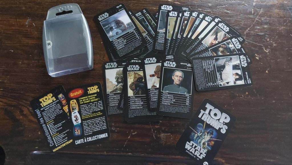 Top Trumps  STAR WARS épisodes IV - VI, Spel
