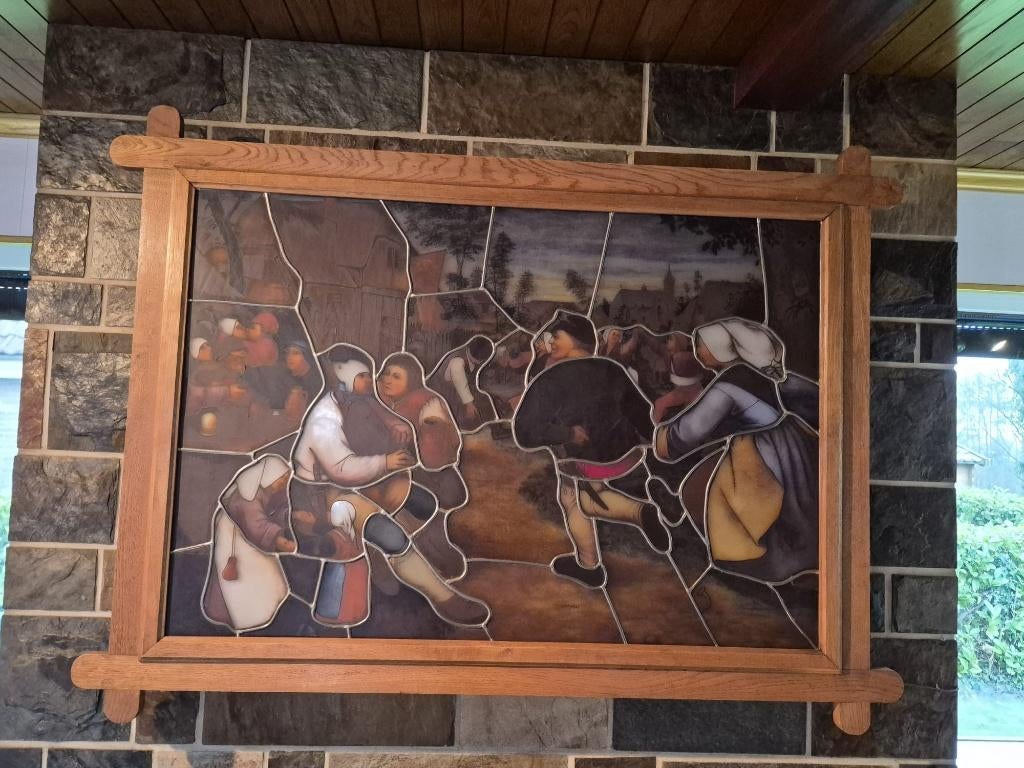Glasramen met verlichting, Antiek en Kunst, Ophalen