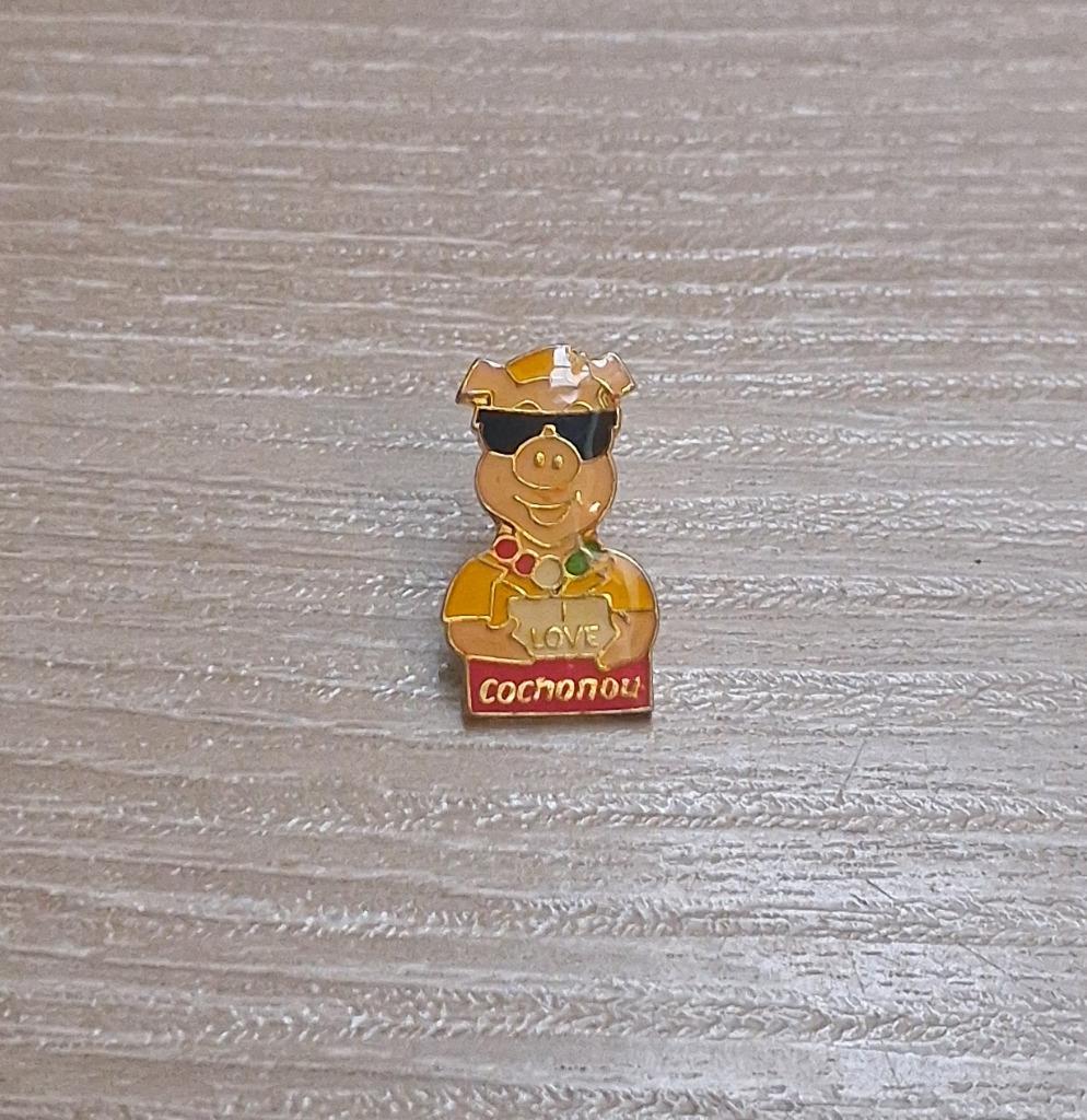 PIN - COCHONOU - COCHON - VARKEN, Collections, Envoi, Utilisé, Animal et Nature, Insigne ou Pin's