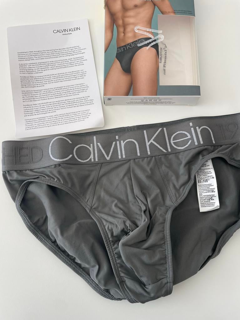 CK Microfiber Hip Brief, Kleding | Heren, Ondergoed, Verzenden, Grijs, Calvin Klein, Slip