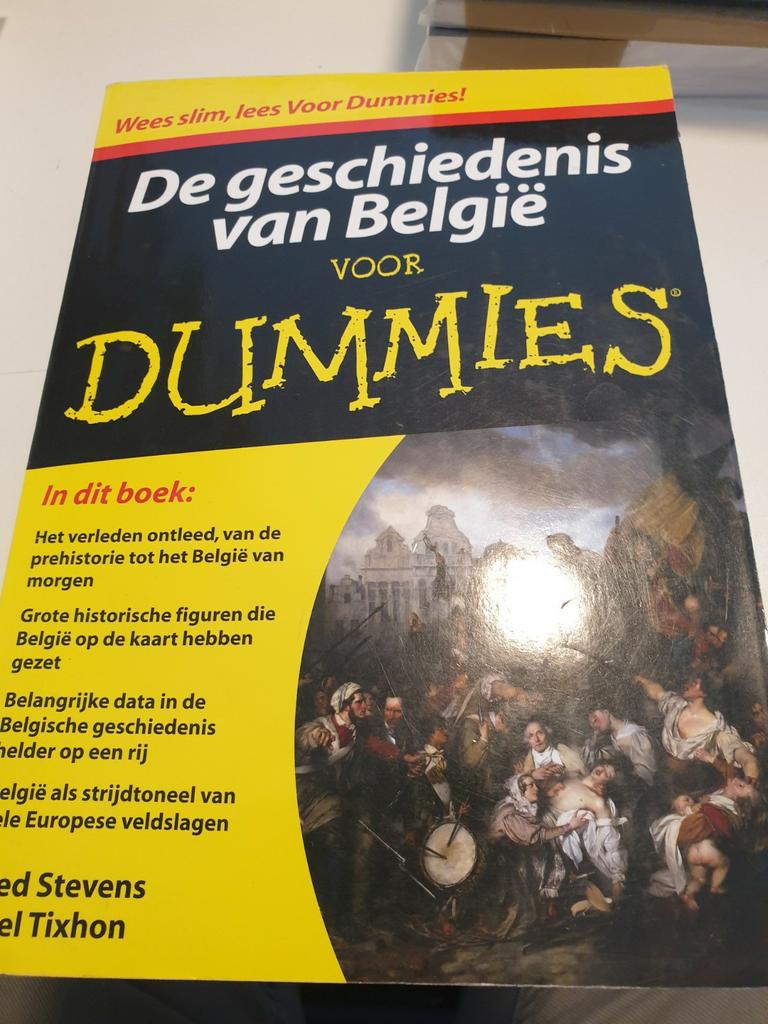 Fred Stevens - De geschiedenis van België voor Dummies, Ophalen of Verzenden, Zo goed als nieuw, Fred Stevens; Axel Tixhon
