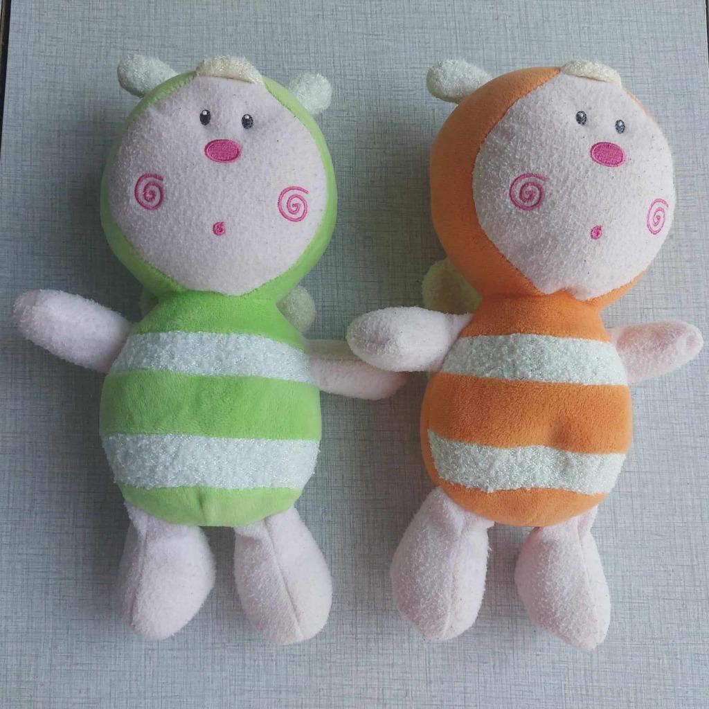 2 knuffeltjes Glow in the Dark à €3.00 stuk.  In goede staat, Ophalen, Gebruikt, Overige typen