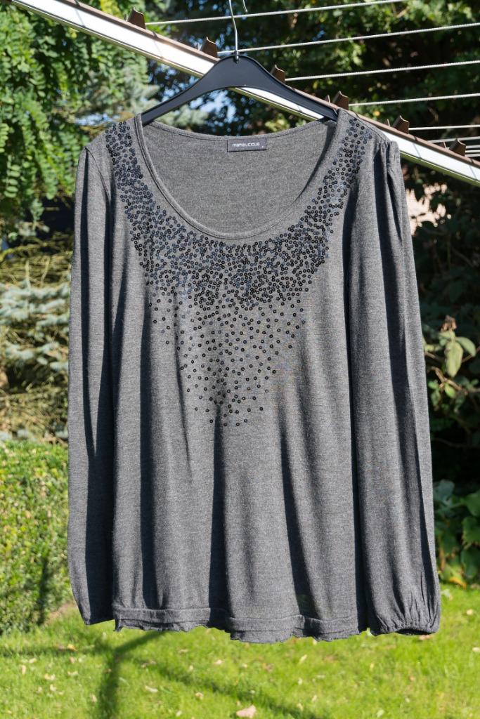 Grijs zwangerschaps T-shirt, MamaLicious, maat M, Kleding | Dames, Zwangerschapskleding, Maat 38/40 (M), Mamalicious, Grijs, Gedragen