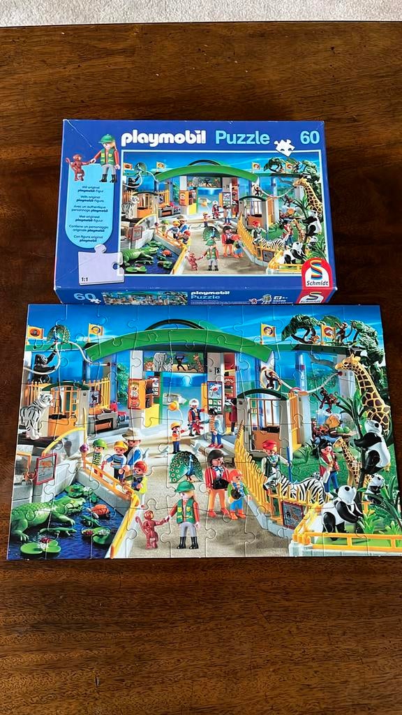 Playmobil puzzle 60 stuks - Zoo, Enlèvement ou Envoi