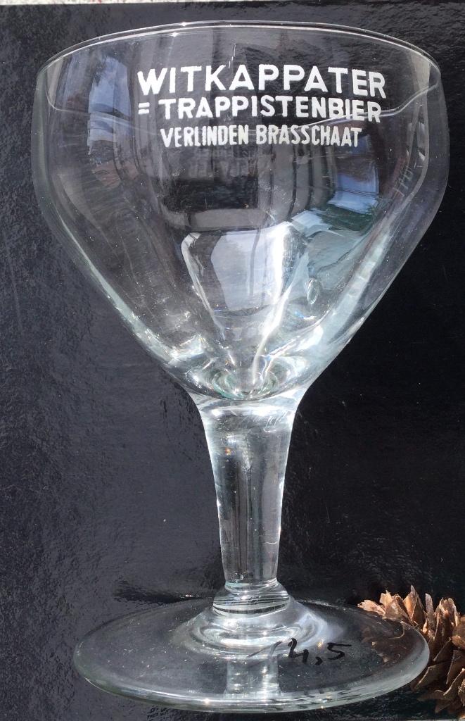 Bier brouwerij glas Witkappater Verlinden Brasschaat  email, Ophalen of Verzenden, Zo goed als nieuw