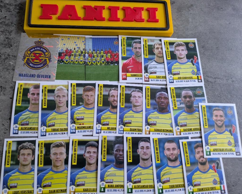 AUTOCOLLANTS PANINI FOOTBALL 2018/19 X BEVEREN W. FOOTBALL, Enlèvement ou Envoi, Neuf